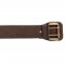 Ремень офицерский элитный коричневый 50 мм кожа/велюр  (№ 1 - 4)